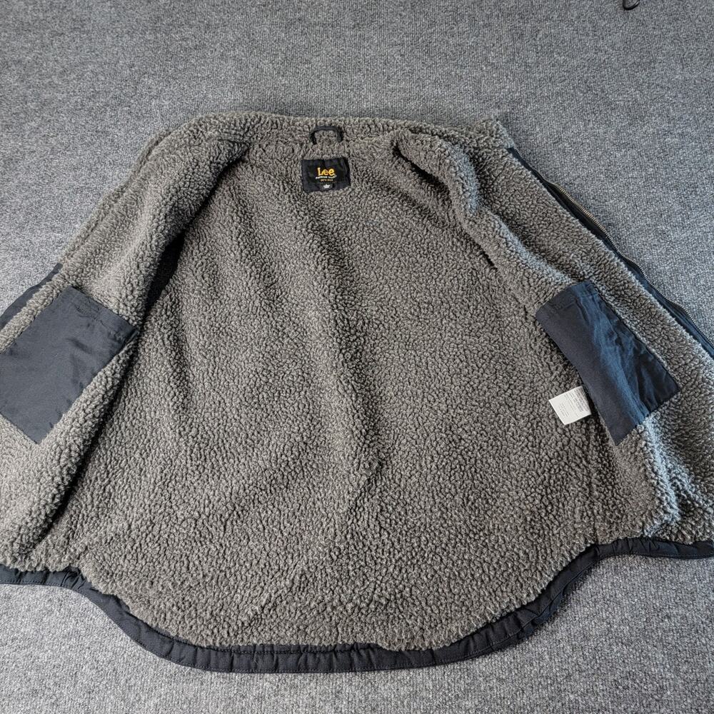Lee Premium Select Vest Mens L Navy Sherpa Lined … - image 5